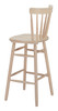 Tyce Natural (Set of 2) Rubberwood Barstool