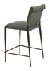Freesia Olive Green (Set of 2) Steel and Polyurethane Counter Stool