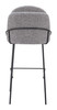 Jambi Black & White (Set of 2) Steel and Polyester Barstool