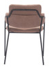 Marcel Brown (Set of 2) Steel and Polyester Dining Chair