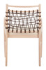 Wezly Ivory (Set of 2) Rubberwood and Polyester Dining Chair
