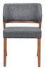 Sunobu Azure Gray & Walnut (Set of 2) Rubberwood Dining Chair