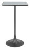 Spot Gray & Black Steel Square Bar Table