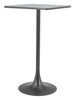 Spot Gray & Black Steel Square Bar Table