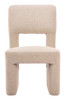 Dewey Beige (Set of 2) Rubberwood Dining Chair