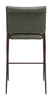 Freesia Olive Green (Set of 2) Steel and Polyurethane Barstool