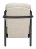 Rein Beige Aluminum and Olefin Accent Chair for Outdoor Use