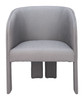 Hull Slate Gray Polyester and Polyurethane Accent Chair