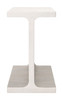 Bama Whitewashed Mango Wood Rectangular Side Table