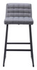 Pago Gray (Set of 2) Steel and Polyester Barstool