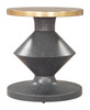 Litar Multicolor Iron Round Side Table