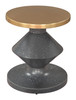 Litar Multicolor Iron Round Side Table