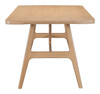 Rovina Natural Rubberwood Rectangular Dining Table