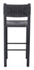 Iska Black (Set of 2) Aluminum Barstool for Outdoor Use