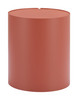 Bayu Brown Aluminum Round Side Table for Outdoor Use
