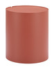 Bayu Brown Aluminum Round Side Table for Outdoor Use