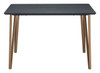 Deus Black Steel Rectangular Counter Table
