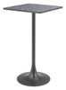Spot Black Steel Square Bar Table
