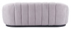 Bhutan Light Gray Steel and Polyester Sofa
