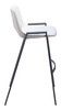 Desi White (Set of 2) Steel and Polyurethane Barstool