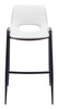 Desi White (Set of 2) Steel and Polyurethane Barstool