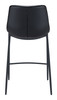 Magnus Black (Set of 2) Steel and Polyurethane Barstool