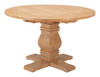 Tabi Brown Elm Wood Round Dining Table