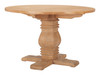 Tabi Brown Elm Wood Round Dining Table