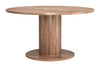 Vault Brown MDF Round 2 in 1 Table