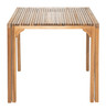 Riviera Natural Acacia Wood Rectangular Extendable Dining Table