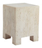Kitara Beige Magnesium Oxide Square Side Table