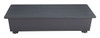 Tien Black Aluminum Rectangular Coffee Table for Outdoor Use