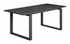 Sundar Black MDF Rectangular Dining Table