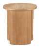 Benen Natural MDF Oval Side Table