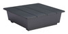Tien Black Aluminum Square Side Table for Outdoor Use