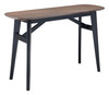 Neted Espresso Rubberwood Rectangular Console Table