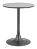 Bite Gray & Black Steel Round Bistro Table