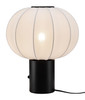 Wisteria White Steel Table Lamp with USB Port