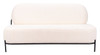 Arendal Vanilla Steel and Polyester Sofa