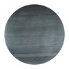 Metropolis Gray & Silver Natural Marble and Aluminum Dining Table