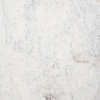 Strela White & Black Natural Marble and Mango Wood Dining Table