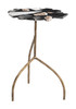 Baia Multicolor Terrazzo and Iron Side Table