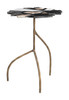 Baia Multicolor Terrazzo and Iron Side Table
