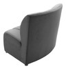 Garbi Black Poplar Wood and Polyester Modular Sectional