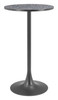 Bite Black Steel Round Bar Table