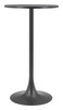 Bite Black Steel Round Bar Table