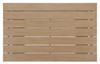 Duna Natural Aluminum Rectangular Coffee Table for Outdoor Use