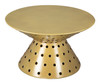 Electron Gold Iron Round Coffee Table