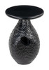 Piho Black Mango Wood Round Side Table