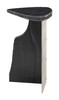 Surya Black Natural Marble and Iron Side Table